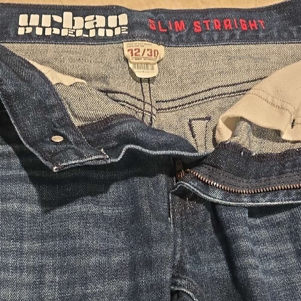 Urban Pipeline Blue Slim Straight Jeans 32x30